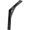 Ekena Millwork Legacy Steel Bracket, Antiqued Silver 2"W x 14"D x 14"H BKTM02X14X14LEASV - alternate 1